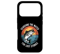 Custodia per iPhone 17 Pro Alla ricerca dell'acqua per storie perdute Bass Fishing