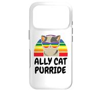 Custodia per iPhone 17 Pro Ally Cat Purride Cool Gay Pride Rainbow Flag Proud Ally Cat