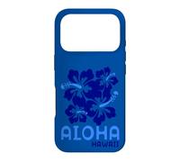 Custodia per iPhone 17 Pro Aloha Hawaii Blue Hibiscus