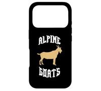 Custodia per iPhone 17 Pro Alpine Goats Mountain Charm Rustico Fattoria Animale