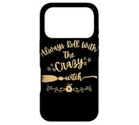 Custodia per iPhone 17 Pro Always Roll With The Crazy Witch - Calderone esagonale con manico di scopa