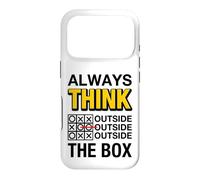 Custodia per iPhone 17 Pro Always Think Outside the Box Illustration Graphic Designs