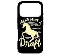 Custodia per iPhone 17 Pro Amante dei Cavalli Make Mine A Draft Horse Cavallo da Lavoro