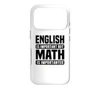 Custodia per iPhone 17 Pro Amante della matematica divertente - L'inglese è importante ma la matematica è