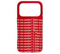 Custodia per iPhone 17 Pro Amatevi gli uni gli altri versetti biblici Matteo 22 36 40