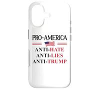 Custodia per iPhone 17 Pro America Anti Trump Hate Lies Resist Sign Anti Trump Flag