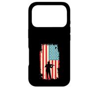 Custodia per iPhone 17 Pro American Flag Violinista Orchestra String Instrument
