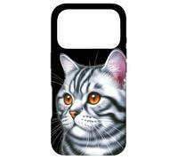 Custodia per iPhone 17 Pro American Shorthair Blue Cat Ritratto