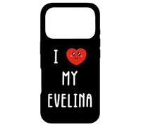 Custodia per iPhone 17 Pro Amo Evelina Nome Divertente