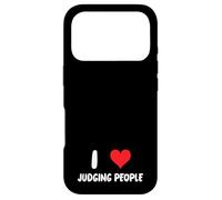 Custodia per iPhone 17 Pro Amo giudicare le persone - Cuore - Guarda il giudice