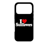 Custodia per iPhone 17 Pro AMO I GIRASOLI A CUORE