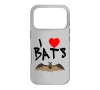Custodia per iPhone 17 Pro Amo i pipistrelli I Heart Bat s