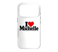 Custodia per iPhone 17 Pro Amo il cuore Michelle