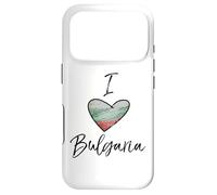 Custodia per iPhone 17 Pro Amo la bandiera della Bulgaria nel cuore