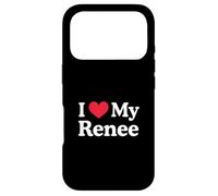 Custodia per iPhone 17 Pro Amo la mia Renee Heart Renee Love Renee
