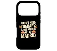 Custodia per iPhone 17 Pro Amo Madrid Non ho bisogno di terapia. Devo solo andare a Madrid
