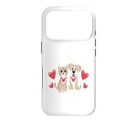 Custodia per iPhone 17 Pro Amor Doble Mimos Gato Perro Pareja Animal Linda