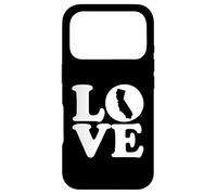 Custodia per iPhone 17 Pro Amore California State Map Graphic