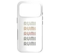 Custodia per iPhone 17 Pro Amore Cuore Rumi Tee Grunge Stile Vintage Nero Rumi