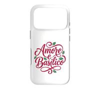 Custodia per iPhone 17 Pro Amore e Basilico Italian Love Basilico Food Lover
