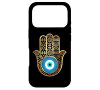 Custodia per iPhone 17 Pro Amuleto malocchio Hamsa mano Mandala