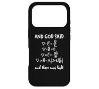 Custodia per iPhone 17 Pro And God Said And There Was Light Equazioni di Maxwell Fisica
