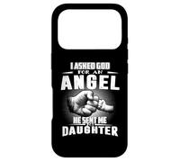 Custodia per iPhone 17 Pro Angel He Sent Me My Daughter For Dad Funny Fathers Day