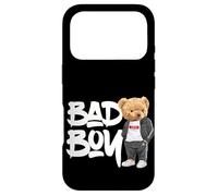 Custodia per iPhone 17 Pro Angry Bad Boy Style, Cool Teddy Bear Bad Boy Graphic Design