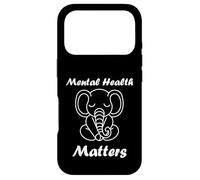 Custodia per iPhone 17 Pro Animal Brain Illness quote elephant Mental health matters