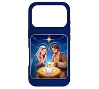 Custodia per iPhone 17 Pro Anime Nativity Christmas Design - Kawaii Manger Scene Art