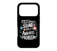 Custodia per iPhone 17 Pro Annabel Personalized Cute Flower Girls Annabel Name
