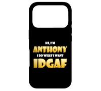 Custodia per iPhone 17 Pro Anthony Costume IDGAF Divertente Meme Halloween Costume Per Tony