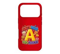 Custodia per iPhone 17 Pro Anti-War Pro-Snacks Funny Peace Food Graphic Rosso