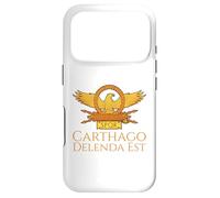 Custodia per iPhone 17 Pro Antica Roma Latina Citazione SPQR Eagle - Carthago Delenda Est