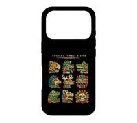 Custodia per iPhone 17 Pro Antichi glifi della giungla simboli animali mesoamericani