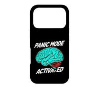 Custodia per iPhone 17 Pro Anxiety Humor Panic Mode Activated Brain