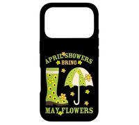 Custodia per iPhone 17 Pro April Showers Bring May Flowers & Rubber Boots For Gardener