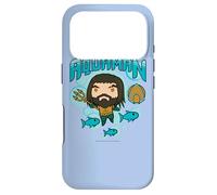 Custodia per iPhone 17 Pro Aquaman Movie Chibi and Sharks