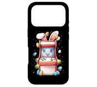 Custodia per iPhone 17 Pro Arcade Gaming Gamer Classico Videogioco Retro Coniglio di Pasqua