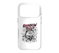 Custodia per iPhone 17 Pro Arcobaleno Trota Brutale Forza Pesca a Mosca
