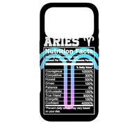 Custodia per iPhone 17 Pro Ariete Valori nutrizionali Segno zodiacale Astrologia Blu Viola