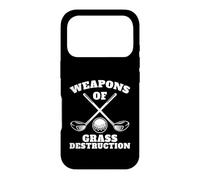 Custodia per iPhone 17 Pro Armi Di Erba Distruzione Divertente Golf
