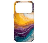 Custodia per iPhone 17 Pro Arte astratta retrò Onde moderne geometriche