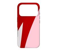 Custodia per iPhone 17 Pro Arte astratta rosso nero bianco forme grafiche