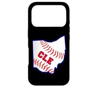 Custodia per iPhone 17 Pro Arte da baseball del centro di Cleveland, Ohio, CLE Love The Land, regali