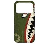 Custodia per iPhone 17 Pro Arte del naso dell'aereo da caccia P-40 con bocca di squalo della seconda guerra mondiale