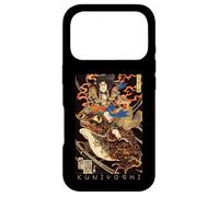 Custodia per iPhone 17 Pro Arte giapponese samurai rospo onda fuoco Kuniyoshi ukiyo-e