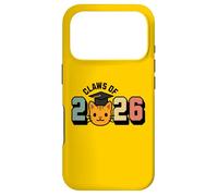 Custodia per iPhone 17 Pro Artigli del 2026 Gatto Laurea Senior Studente Divertente