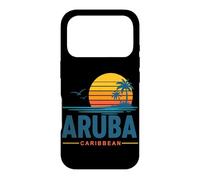 Custodia per iPhone 17 Pro Aruba Caraibi Retro Tramonto Vacanza