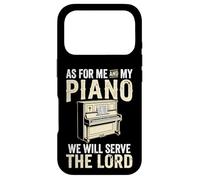 Custodia per iPhone 17 Pro As For Me And My Piano We Will Serve The Lord